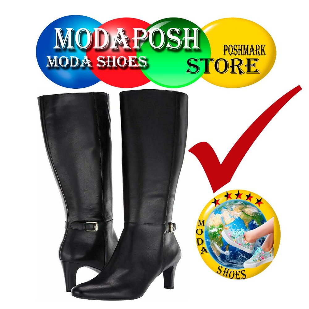 Ralph Lauren Eastwell Leather Boots Women SIZE-8-B COD/183